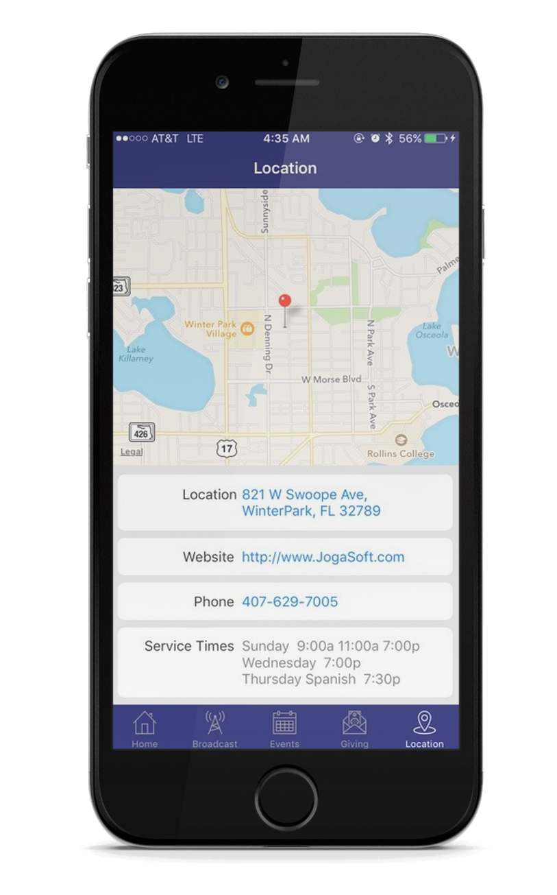Iphone Screen layout